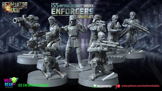 ISS Enforcers - set of 8 (Sculpted by War Bear Studios)