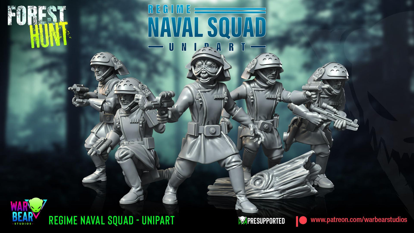 Regime Naval Squad - set of 10 (Sculpted by War Bear Studios)