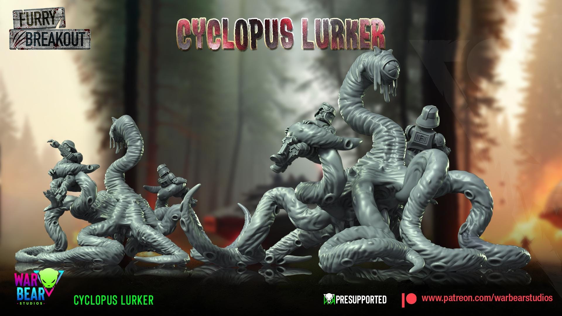 Cyclopus Lurker (Sculpted by War Bear Studios)