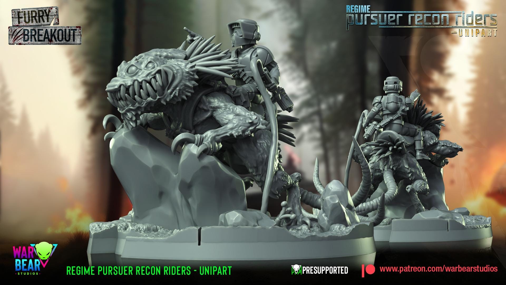 Recon Riders (Sculpted by War Bear Studios)