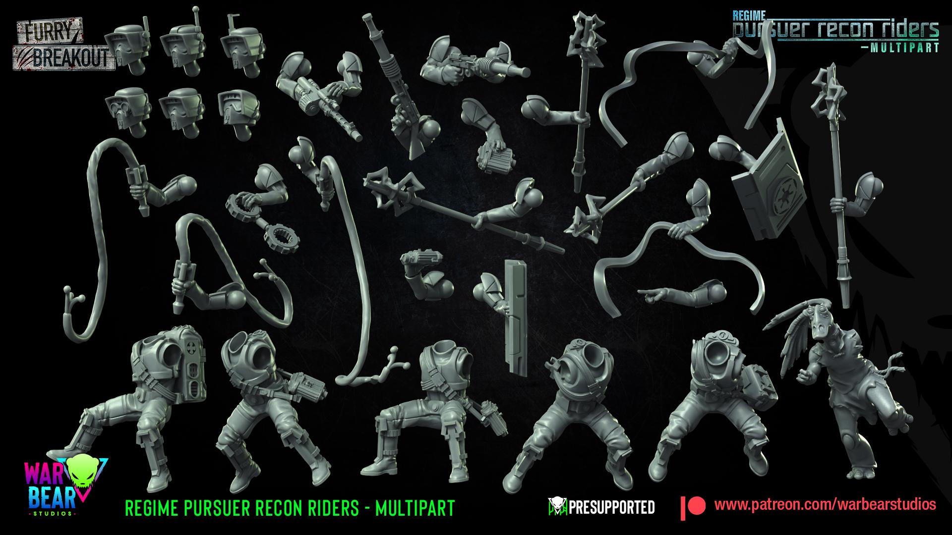 Recon Riders (Sculpted by War Bear Studios)