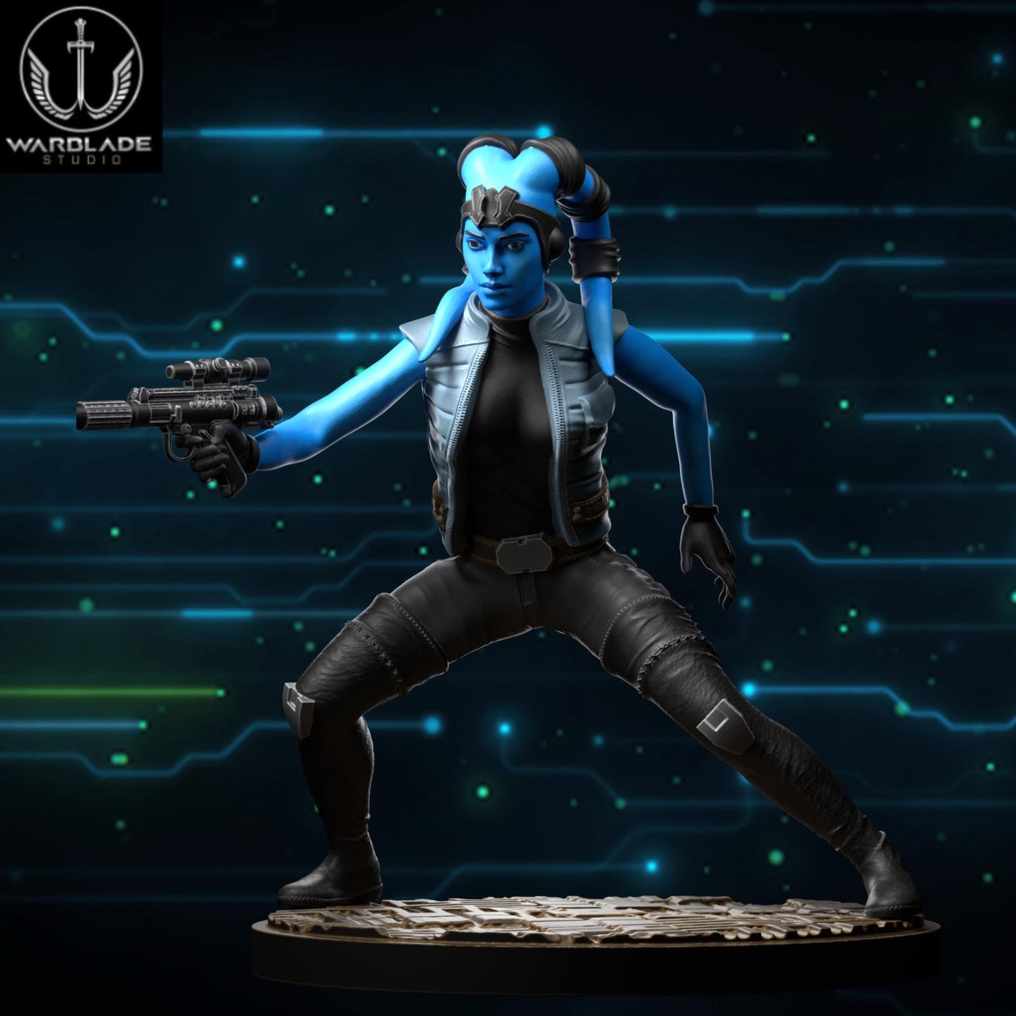 Mission Vao - Fan Art (40mm miniature - sculpted by Warblade Studios)