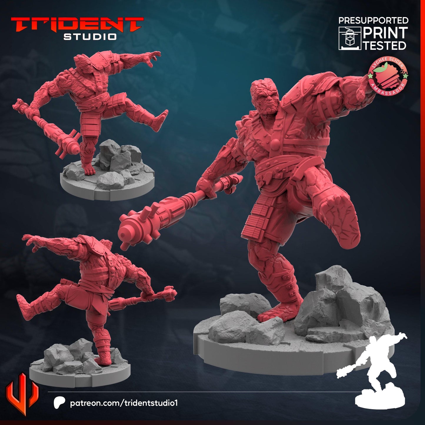 Korg (Fan art sculpted by Trident Studio) (Crisis Protocol Proxy/Alternative)