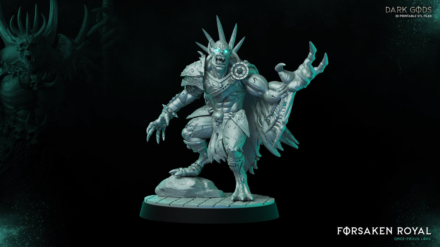 Forsaken Lord on 40mm base - Sculpted by Dark Gods