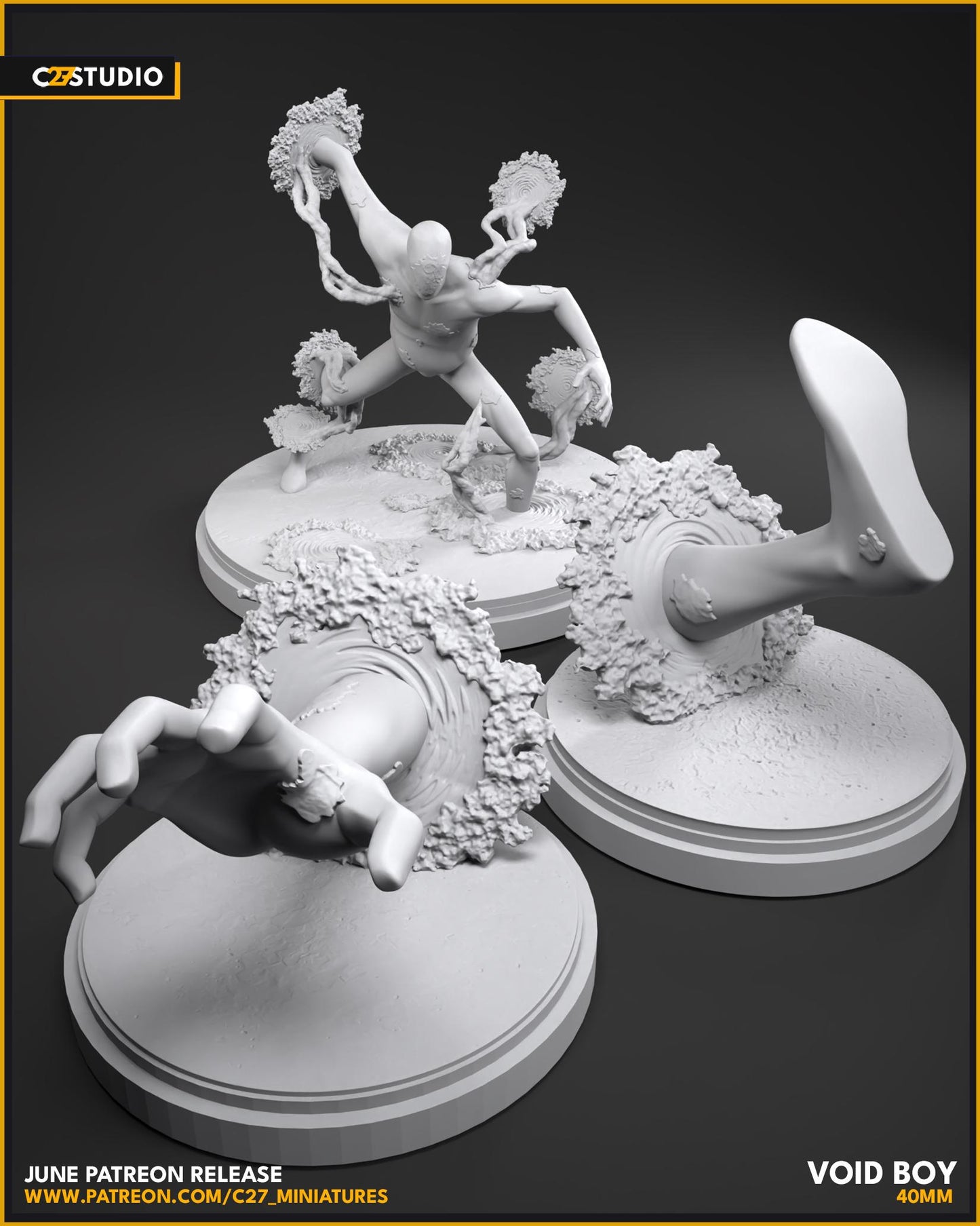 Spot / Void Boy 40mm miniature (sculpted by C27 collectibles) (Crisis Protocol Proxy/Alternative)