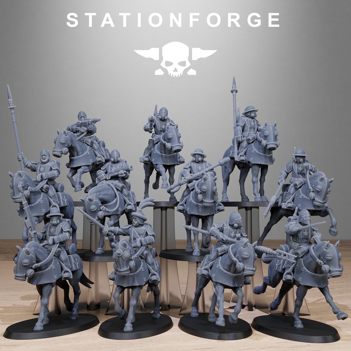 Royal Guard Cavalry - set of 10 (sculpted by Stationforge)