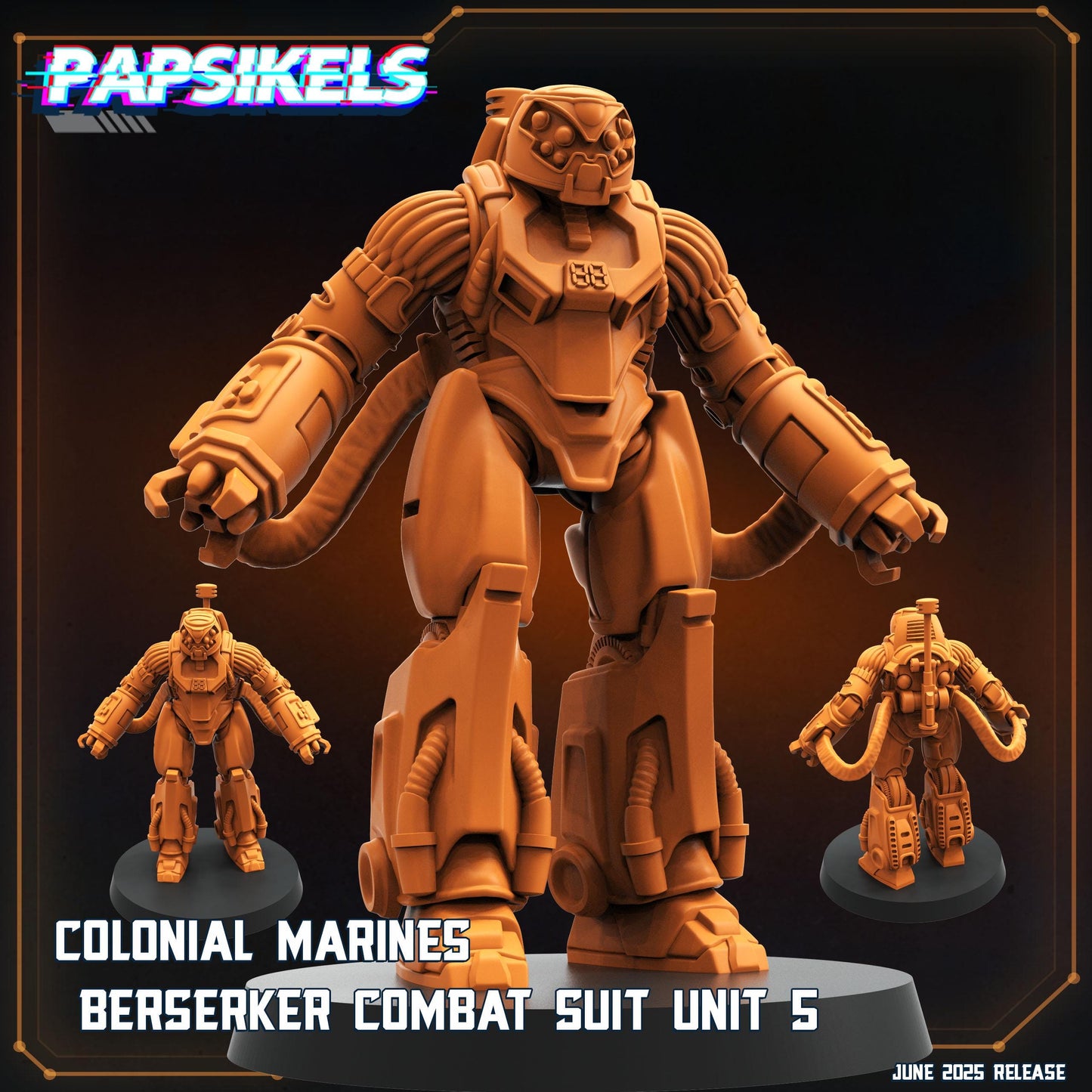 Colonial Marines Berserker Combat Suit Units (sculpted by Papsikels)