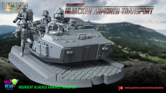 Insurgent Hijacked Armored Transport (Sculpted by War Bear Studios)