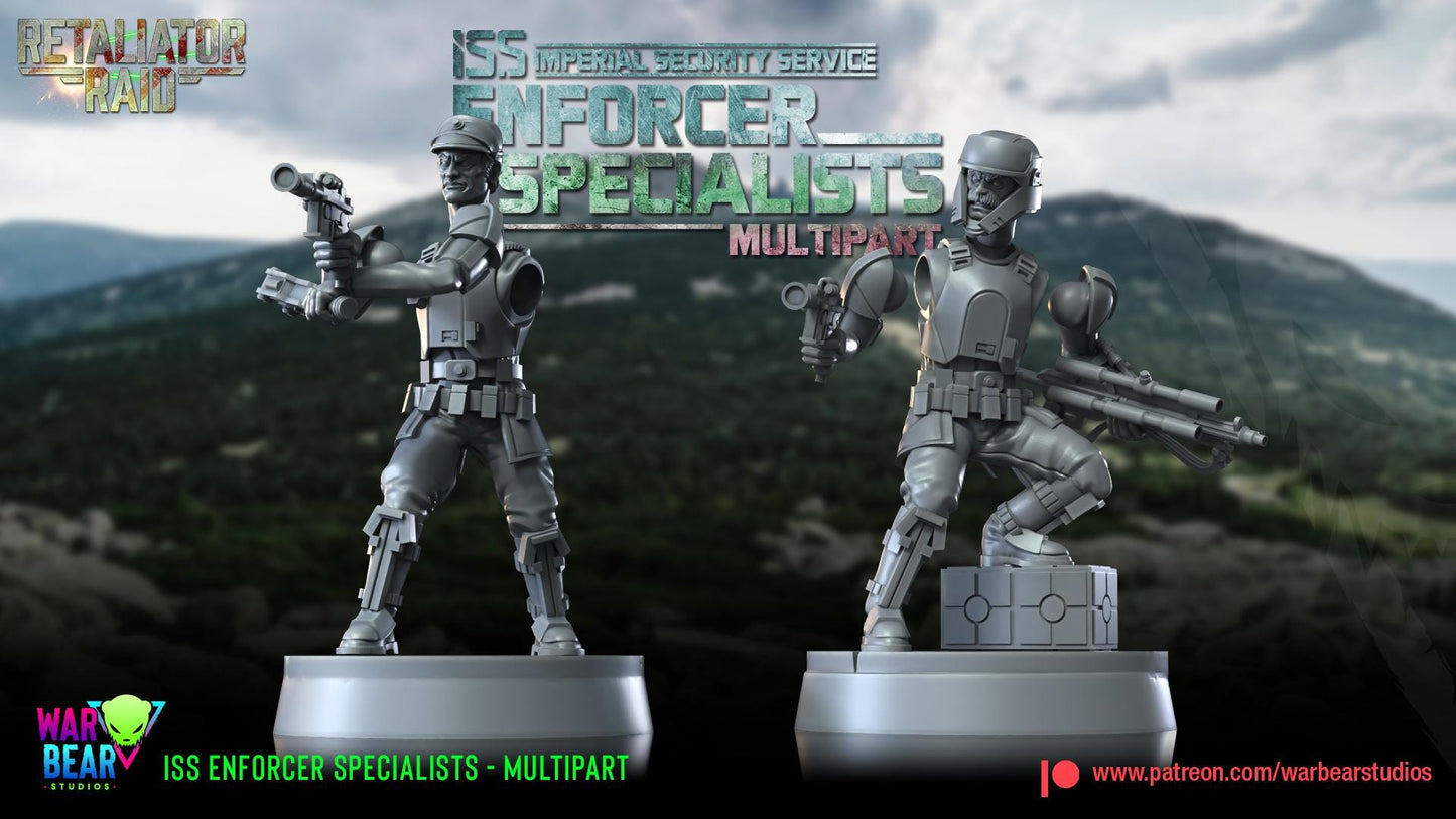 ISS Enforcer Specialists - set of 5 (Sculpted by War Bear Studios)