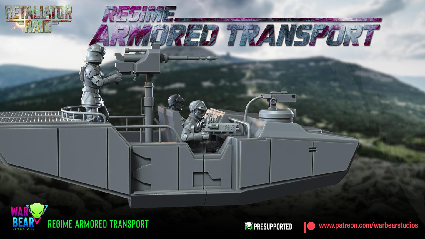 Regime Armoured Transport (Sculpted by War Bear Studios)