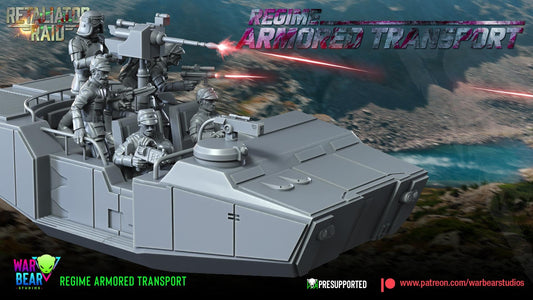 Regime Armoured Transport (Sculpted by War Bear Studios)