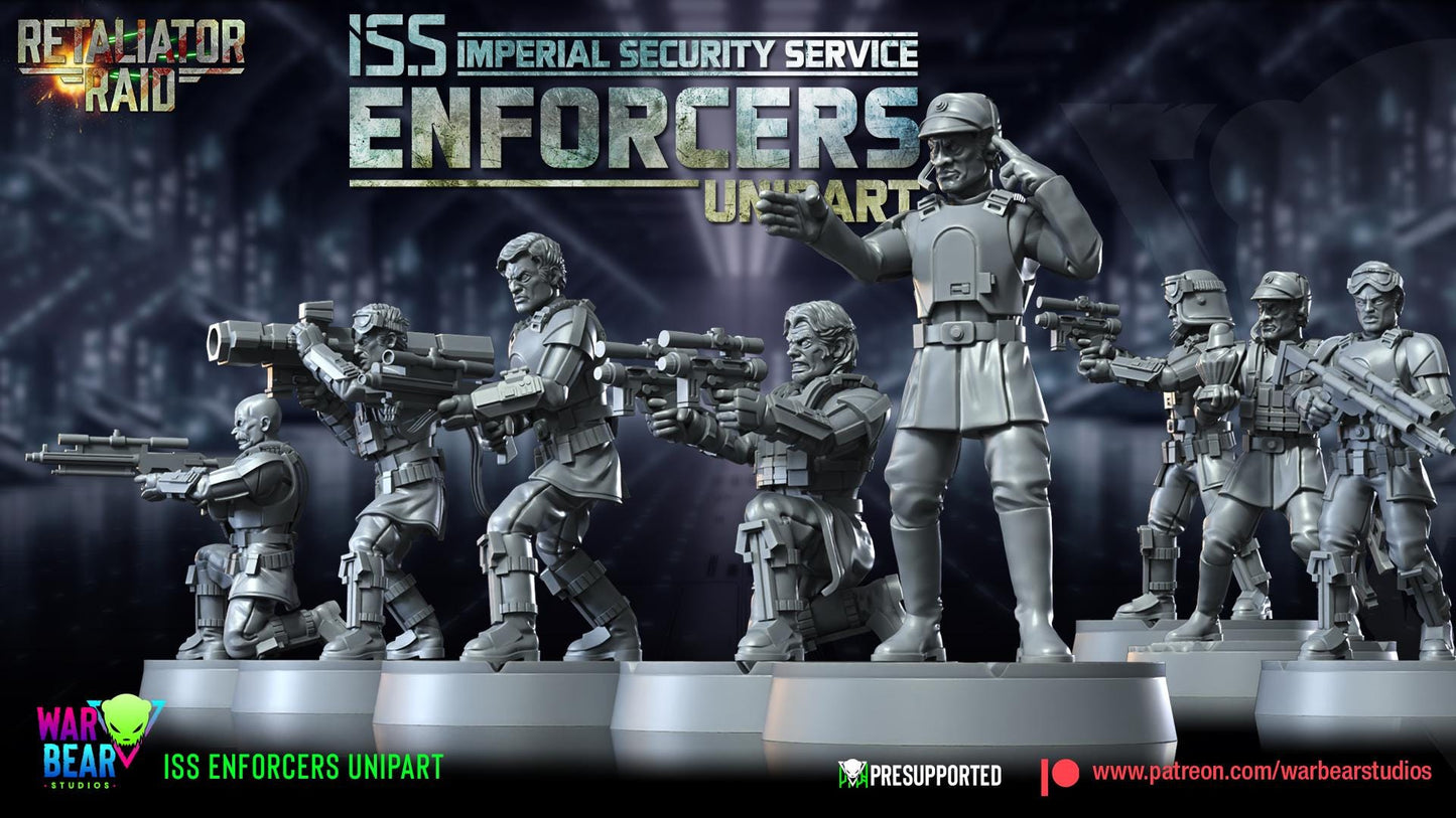 ISS Enforcers - set of 8 (Sculpted by War Bear Studios)