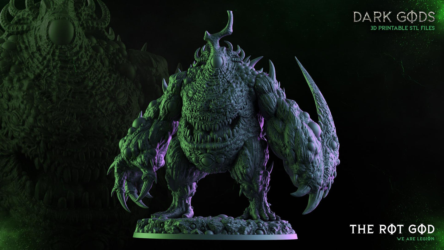 The Rot God on 130mm base - Sculpted by Dark Gods
