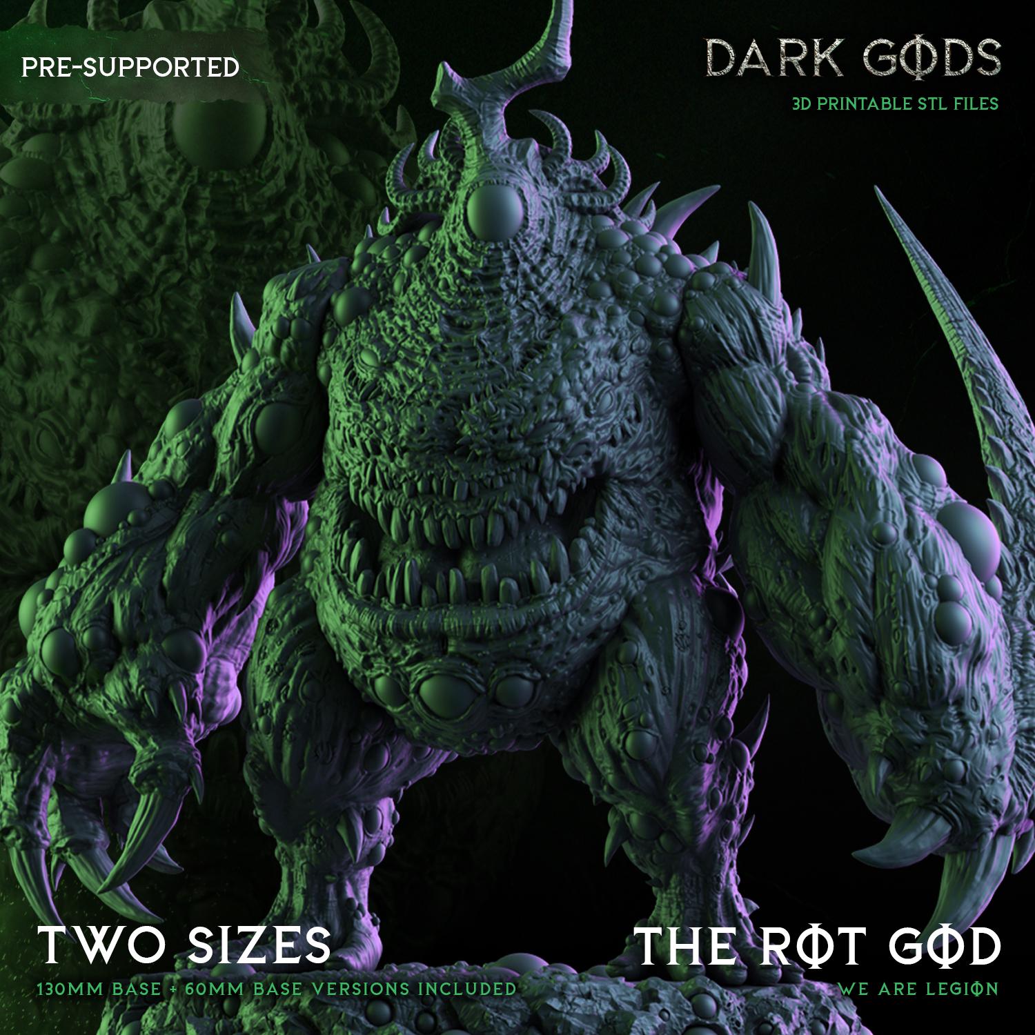 The Rot God on 130mm base - Sculpted by Dark Gods