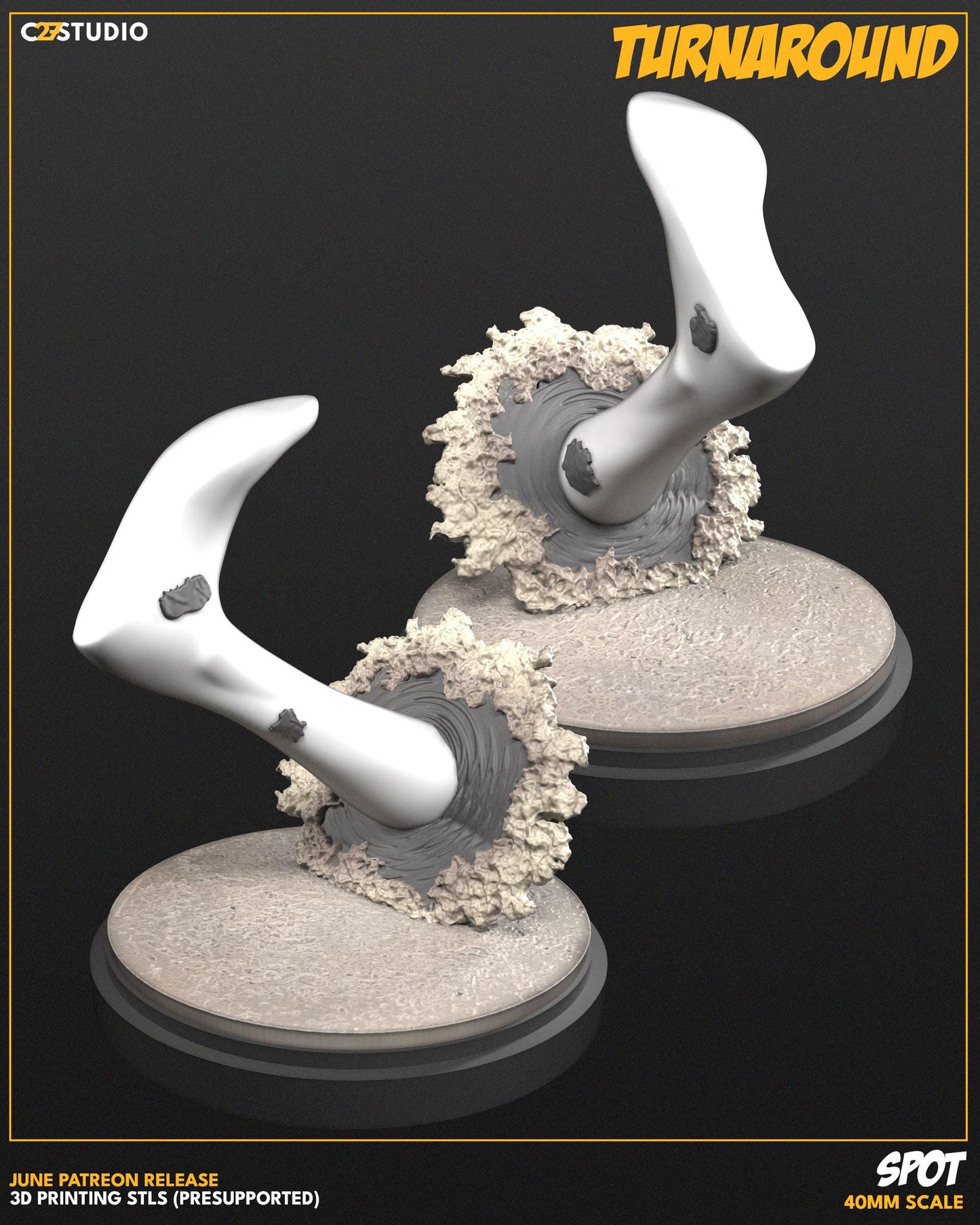 Spot / Void Boy 40mm miniature (sculpted by C27 collectibles) (Crisis Protocol Proxy/Alternative)
