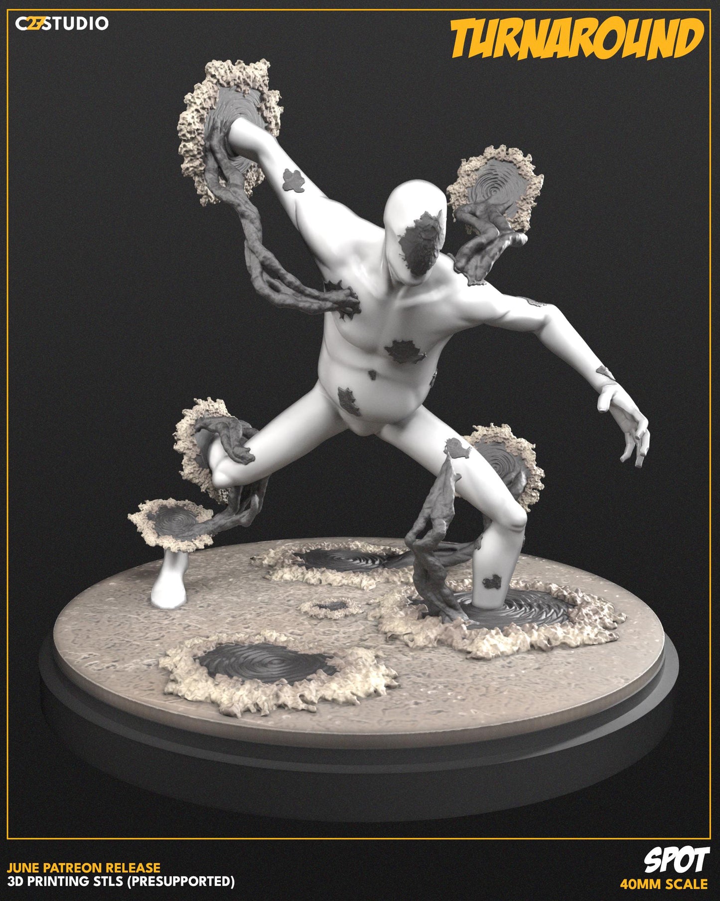 Spot / Void Boy 40mm miniature (sculpted by C27 collectibles) (Crisis Protocol Proxy/Alternative)