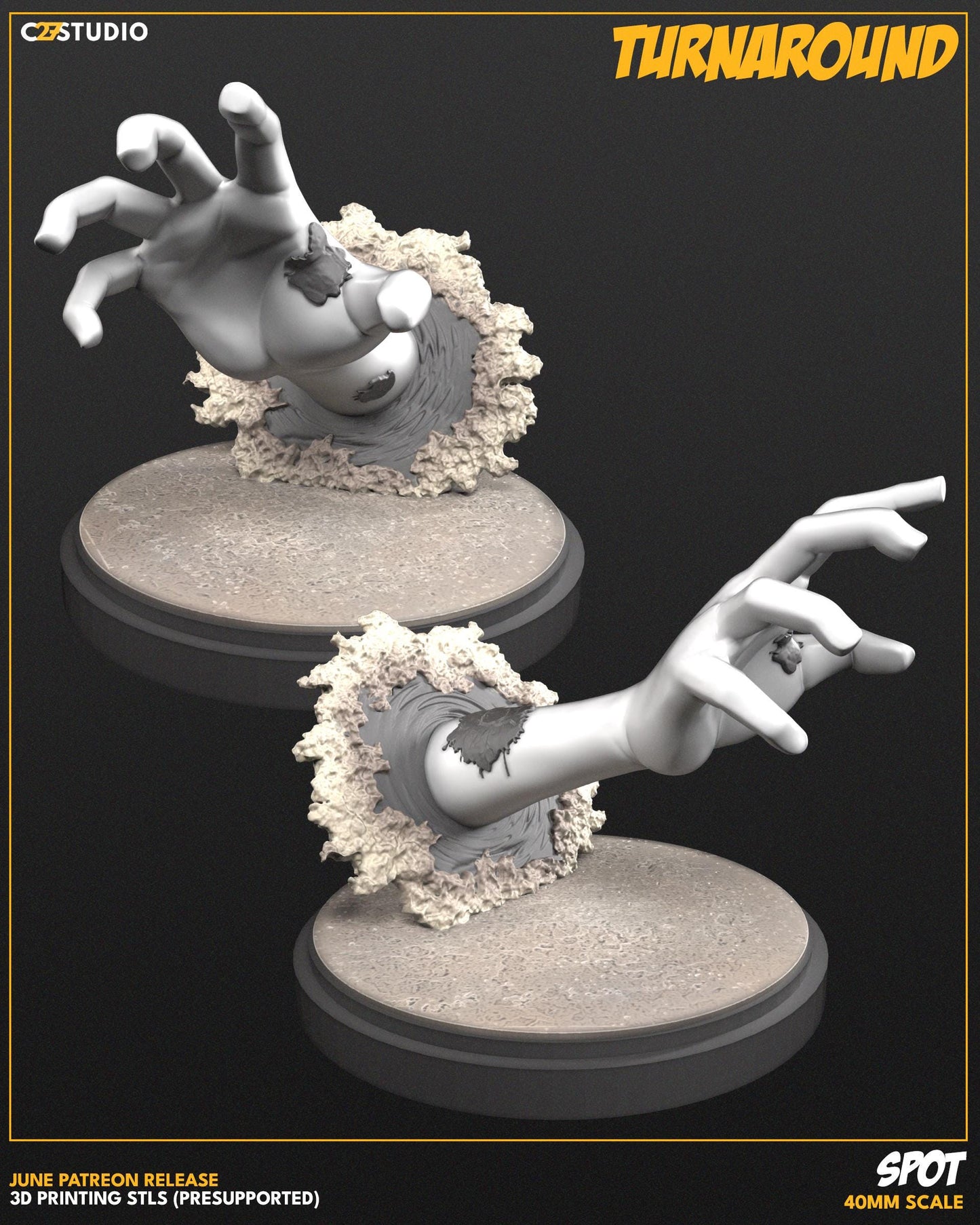Spot / Void Boy 40mm miniature (sculpted by C27 collectibles) (Crisis Protocol Proxy/Alternative)