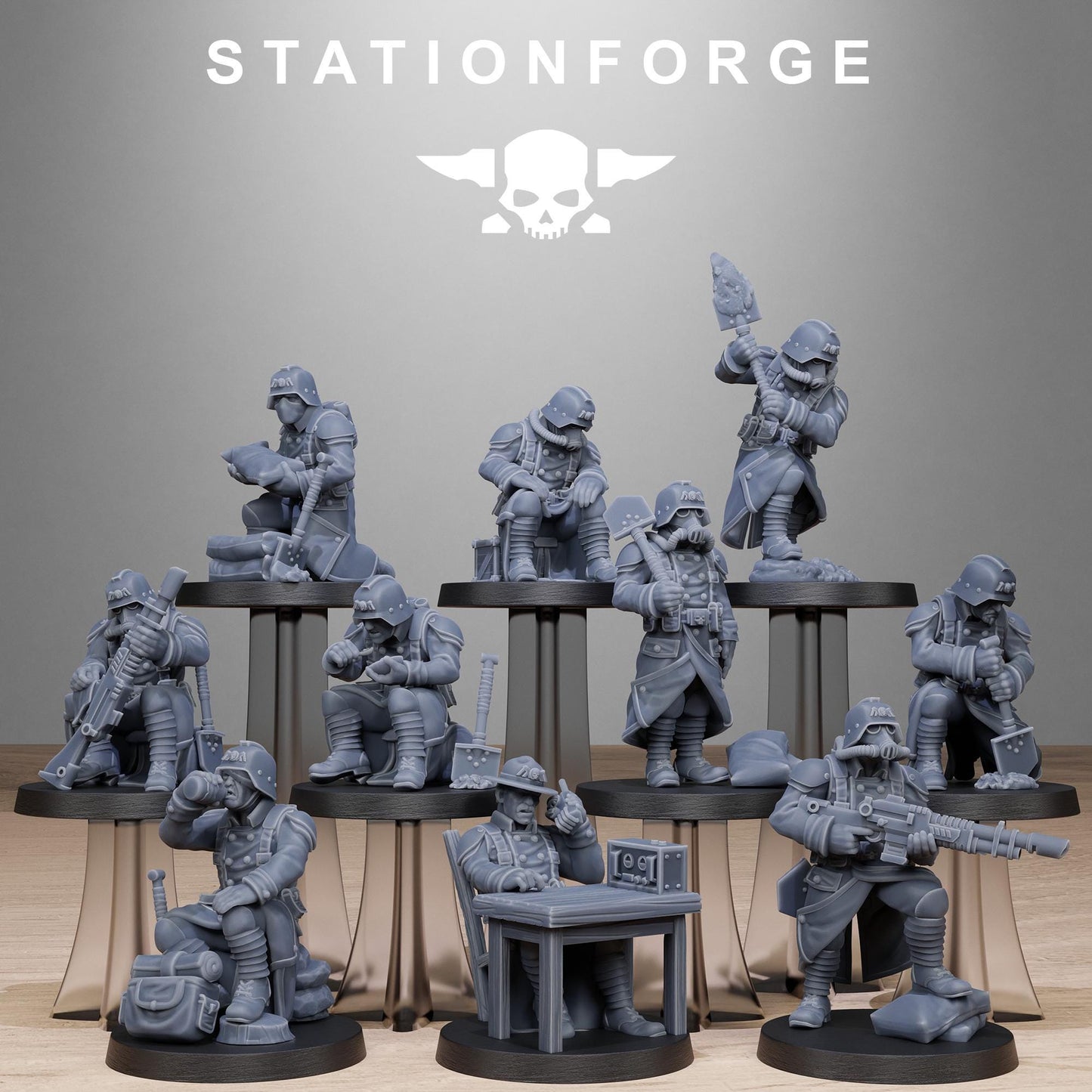 Grim Guard Chill Squad - set of 10 (sculpted by Stationforge)