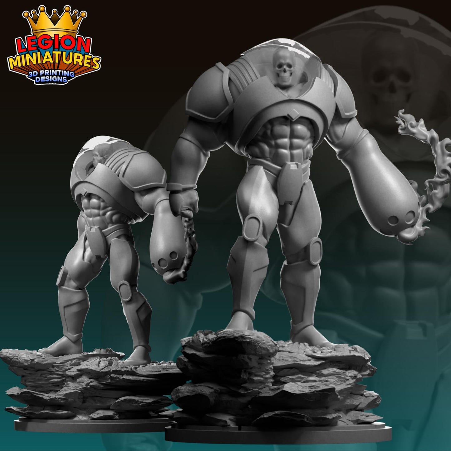 Nemesis Fan-Art 40mm Miniature (Sculpted by Legion Miniatures) (Crisis Protocol Proxy/Alternative)