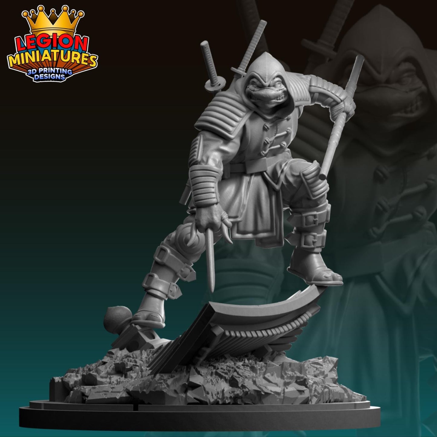 Last Ronin Fan-Art 40mm Miniature (Sculpted by Legion Miniatures) (Crisis Protocol Proxy/Alternative)