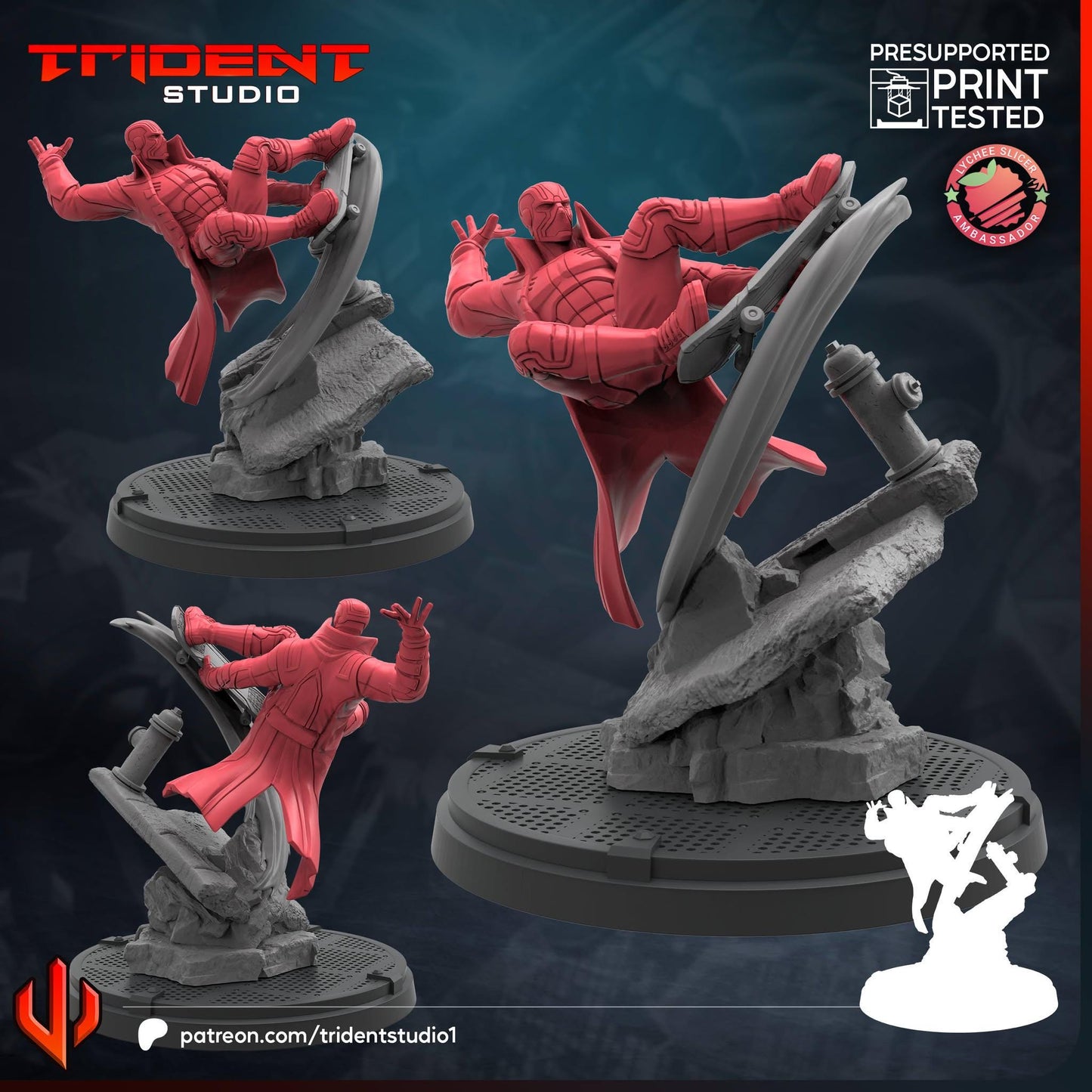 Night Thrasher (Fan art sculpted by Trident Studio) (Crisis Protocol Proxy/Alternative)