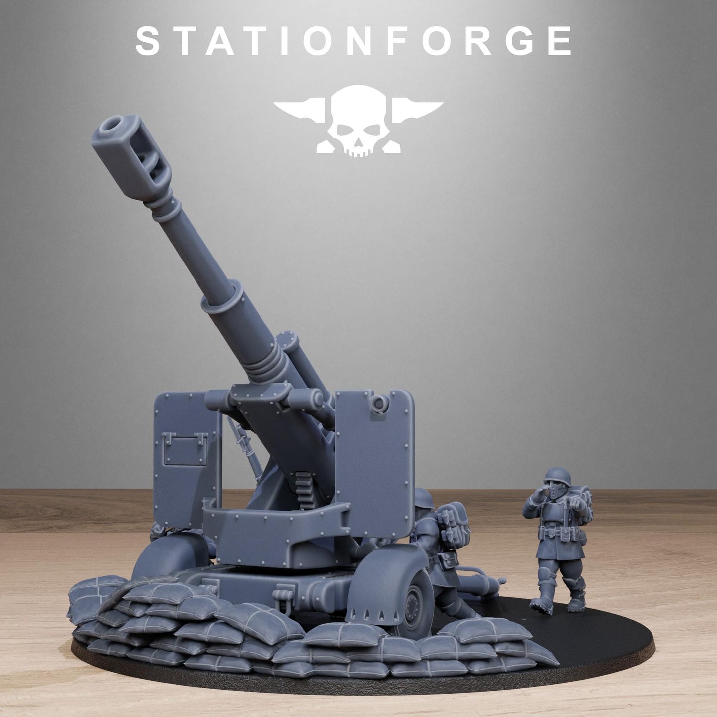 Free Guard Light Artillery (sculpted by Stationforge)