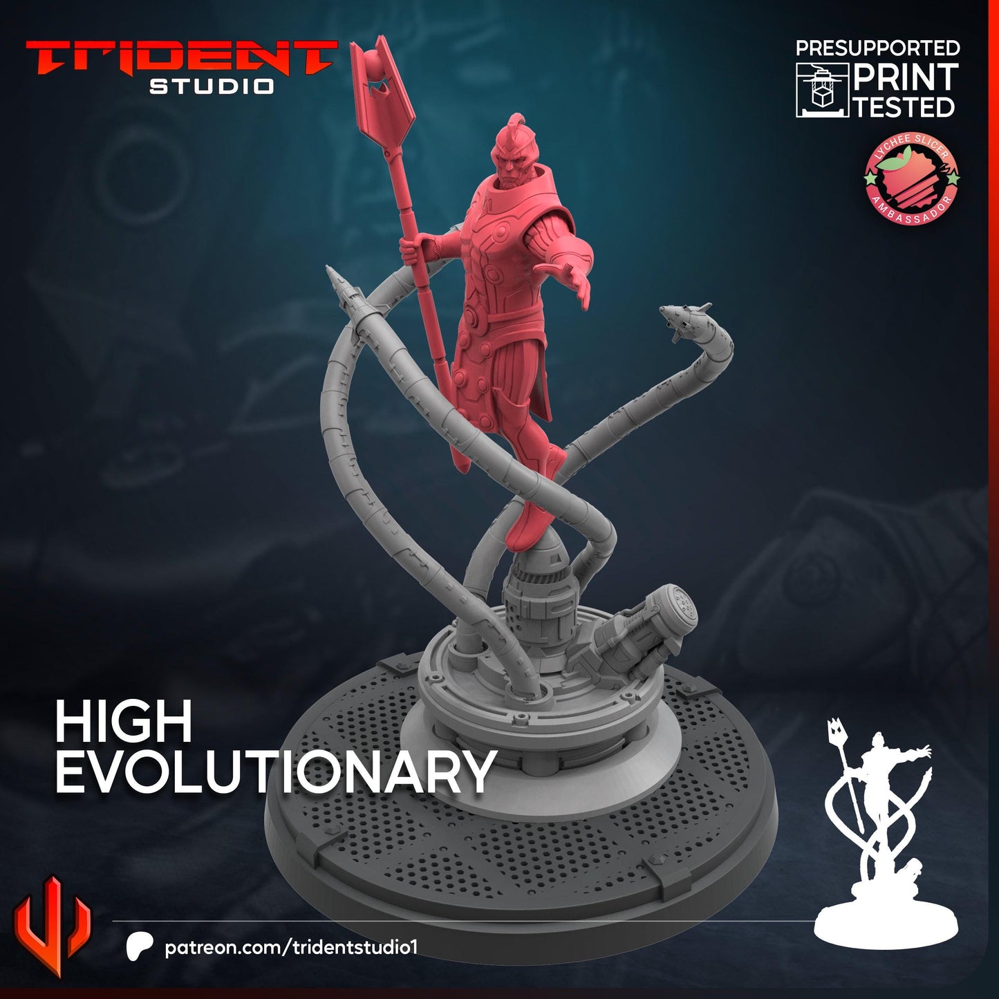 High Evolutionary (Fan art sculpted by Trident Studio) (Crisis Protocol Proxy/Alternative)