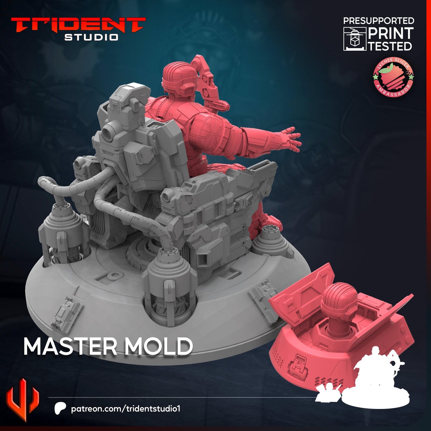 Ghost (Fan art sculpted by Trident Studio) (Crisis Protocol Proxy/Alternative)
