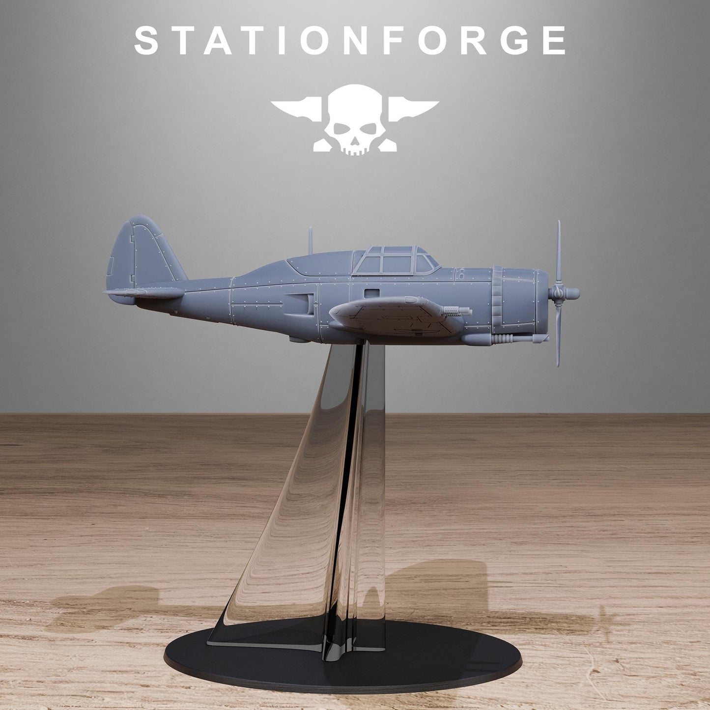 FreeGuard Thunderbolt Plane (sculpted by Stationforge)