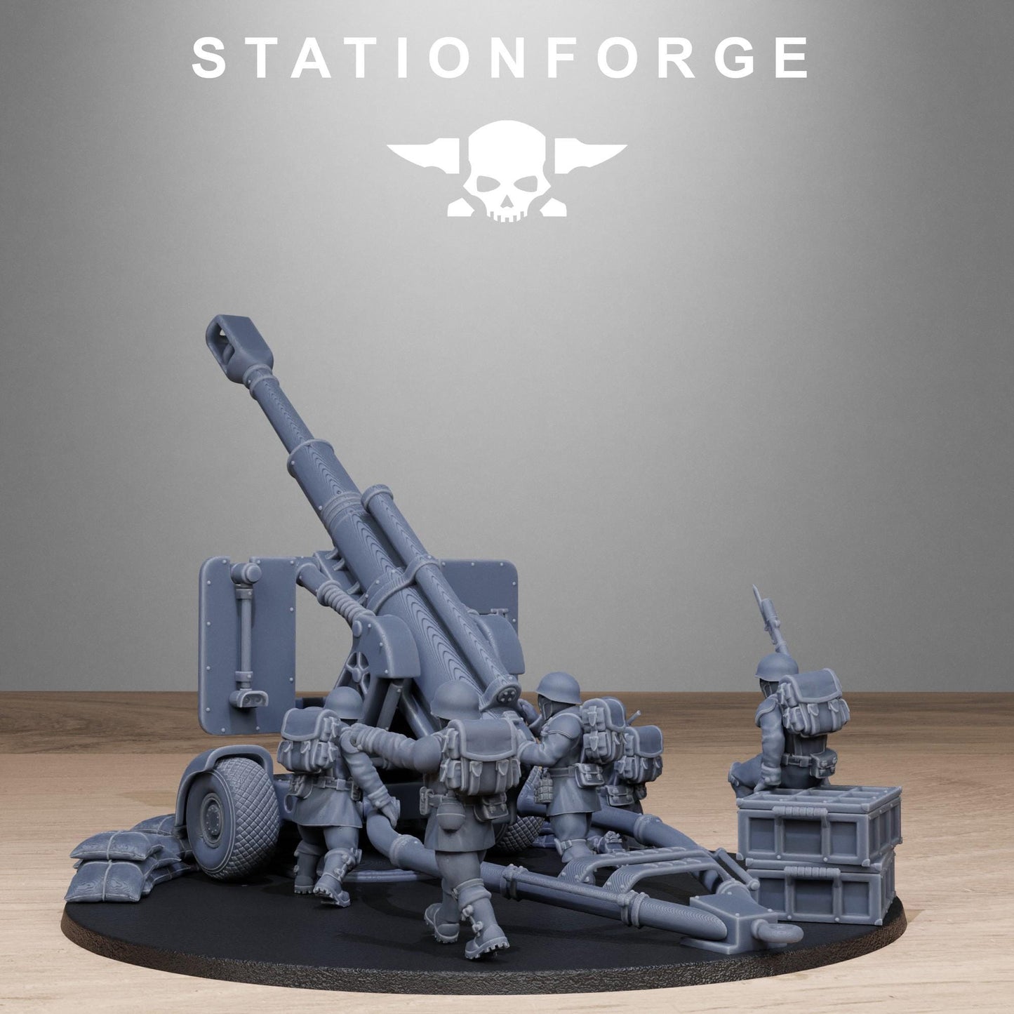 Free Guard Light Artillery (sculpted by Stationforge)