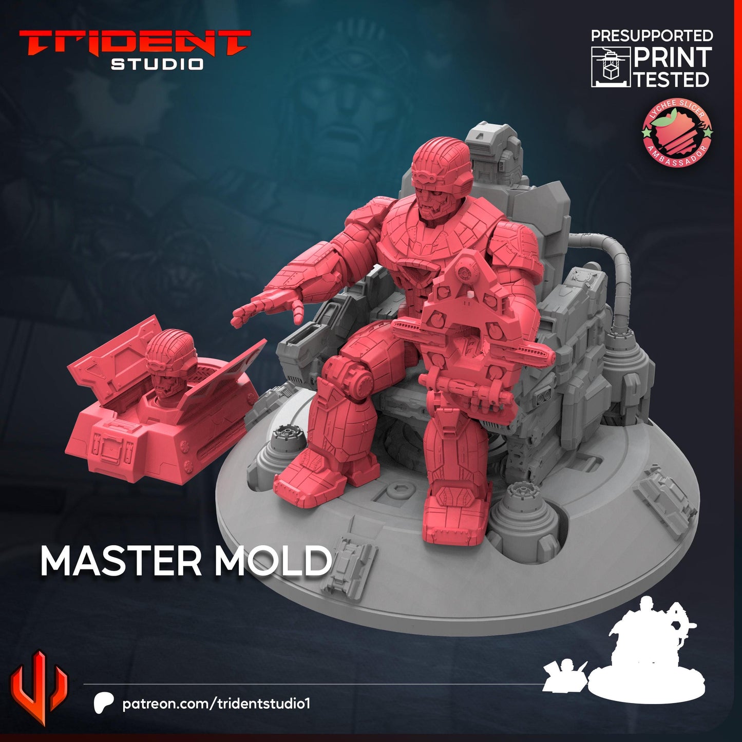 Ghost (Fan art sculpted by Trident Studio) (Crisis Protocol Proxy/Alternative)