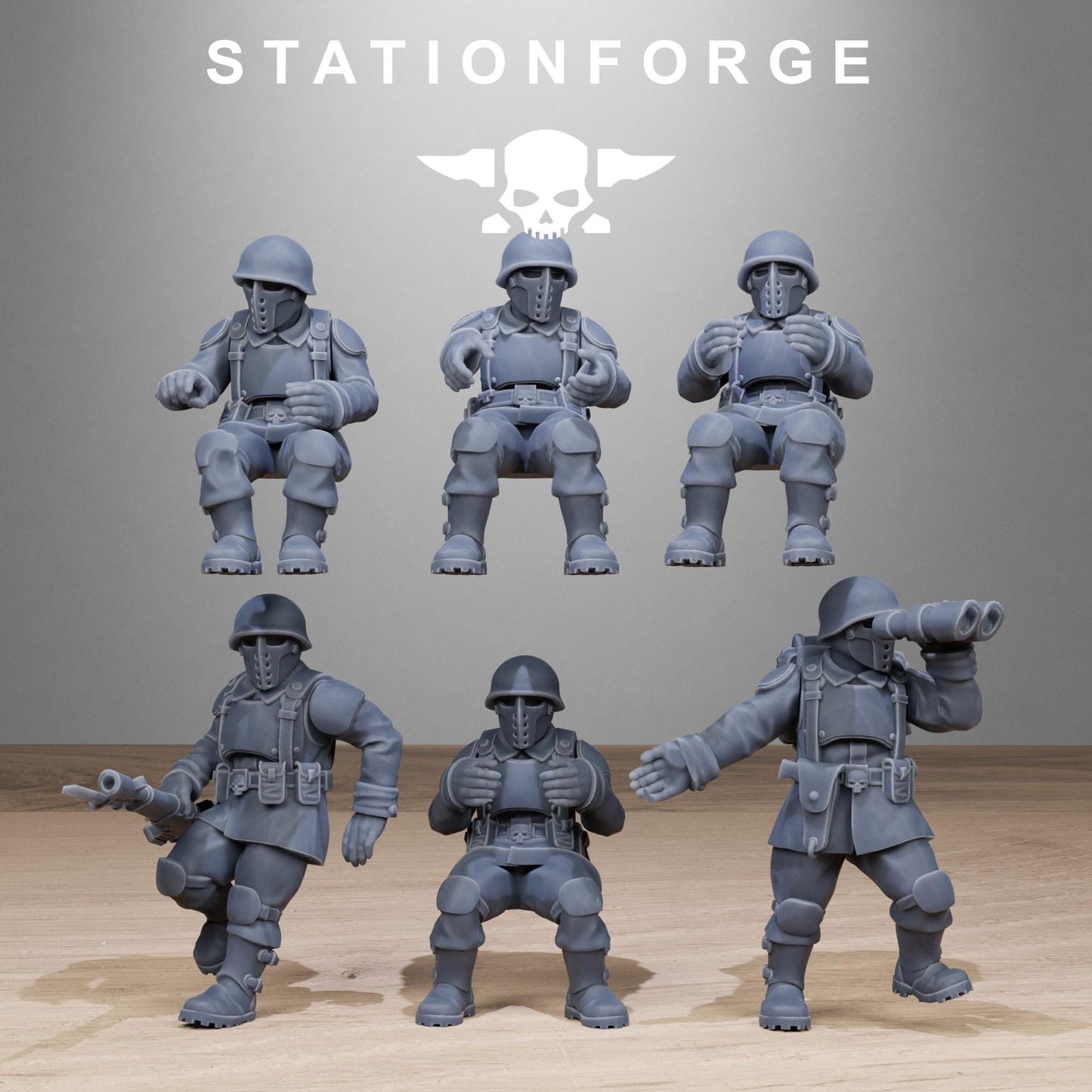 Free Guard Hovercraft Crew (sculpted by Stationforge)