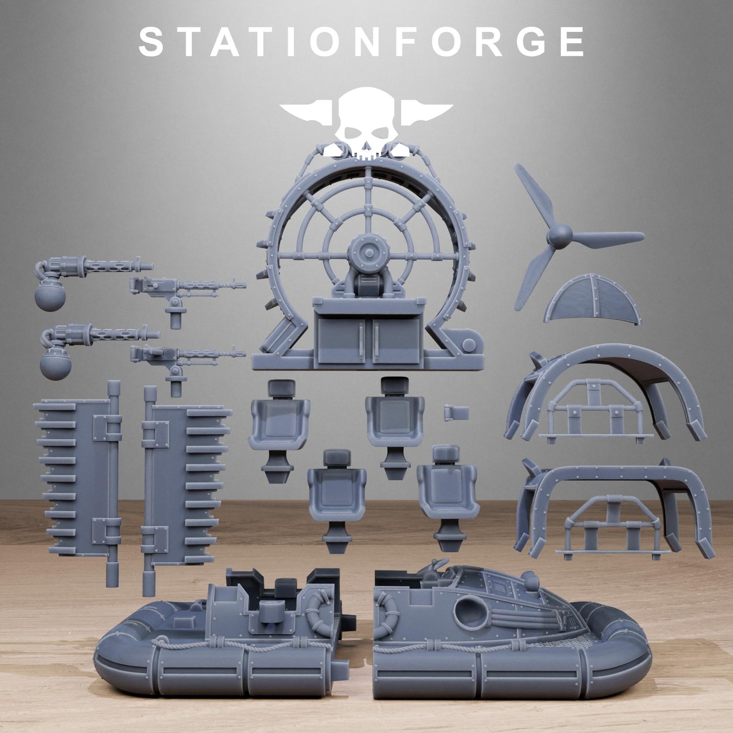 Free Guard Hovercraft (sculpted by Stationforge)