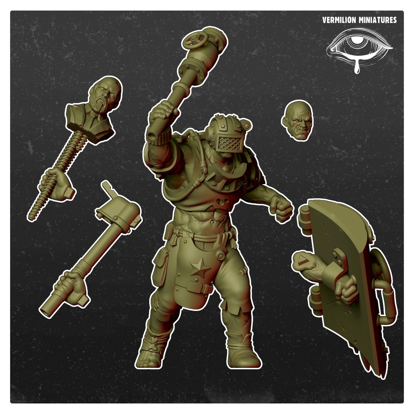 Smasher 1 - Overhumans (Sculpted by Vermillion Miniatures)