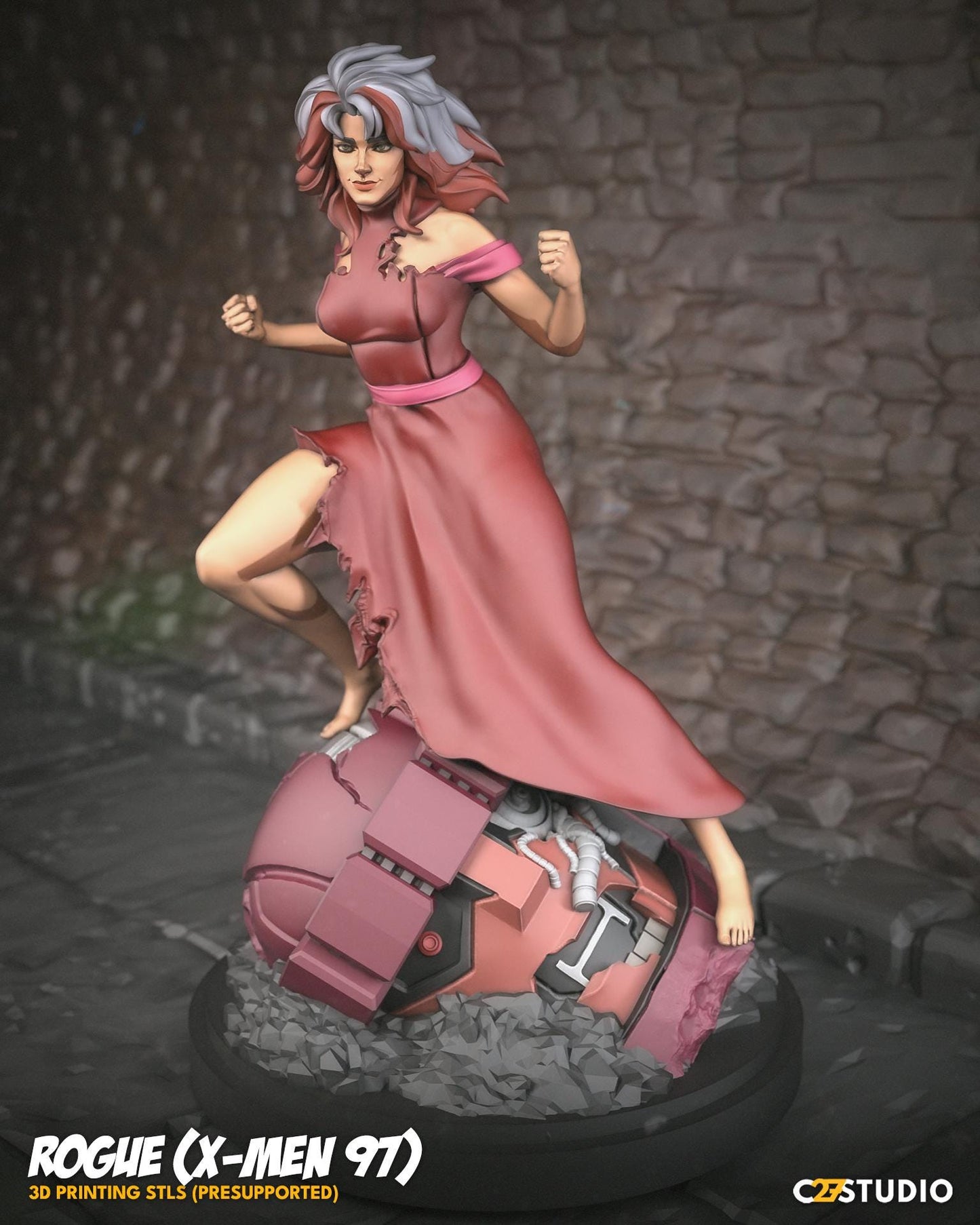 Rogue 97 - 40mm miniature (sculpted by C27 collectibles) (Crisis Protocol Proxy/Alternative)