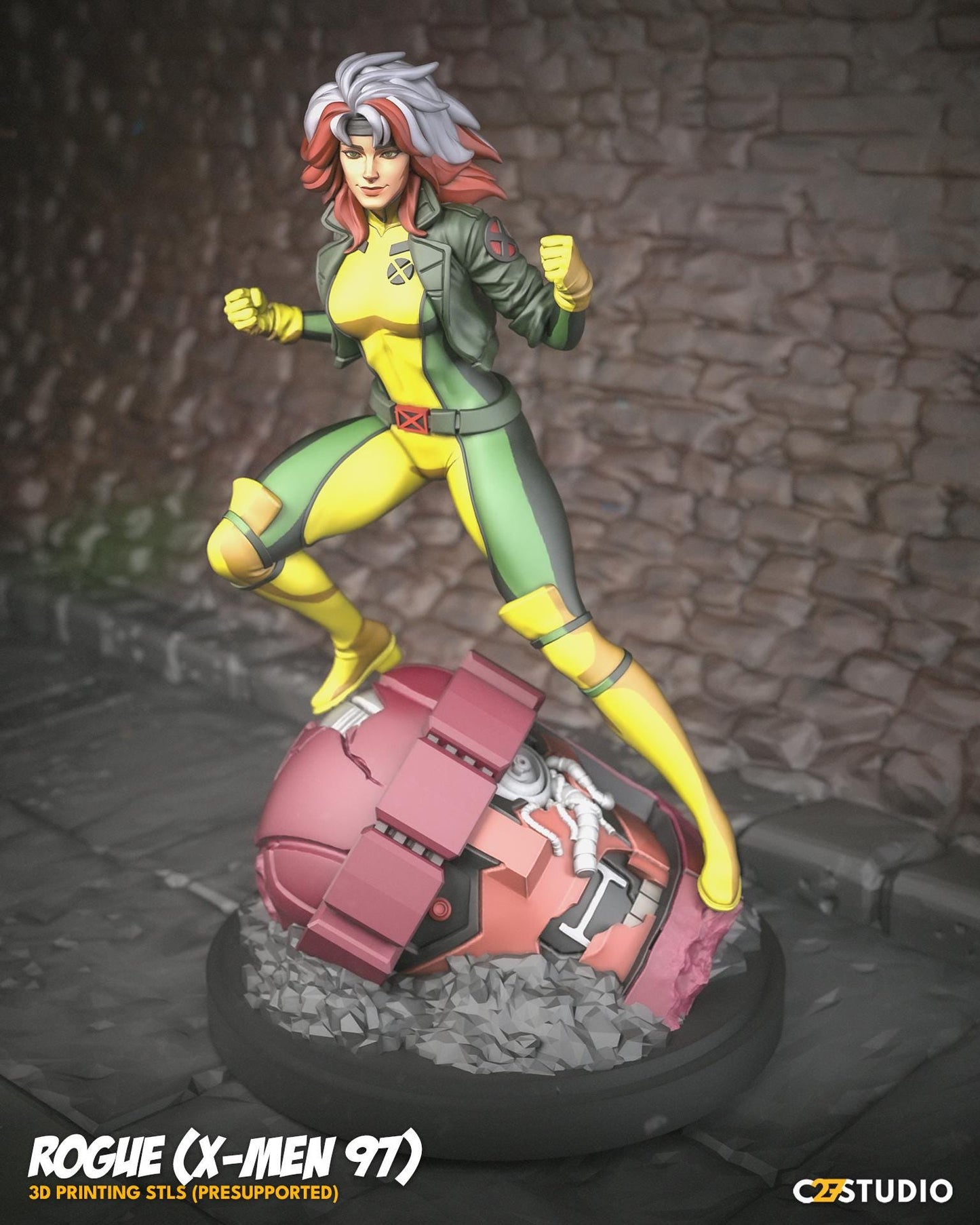 Rogue 97 - 40mm miniature (sculpted by C27 collectibles) (Crisis Protocol Proxy/Alternative)