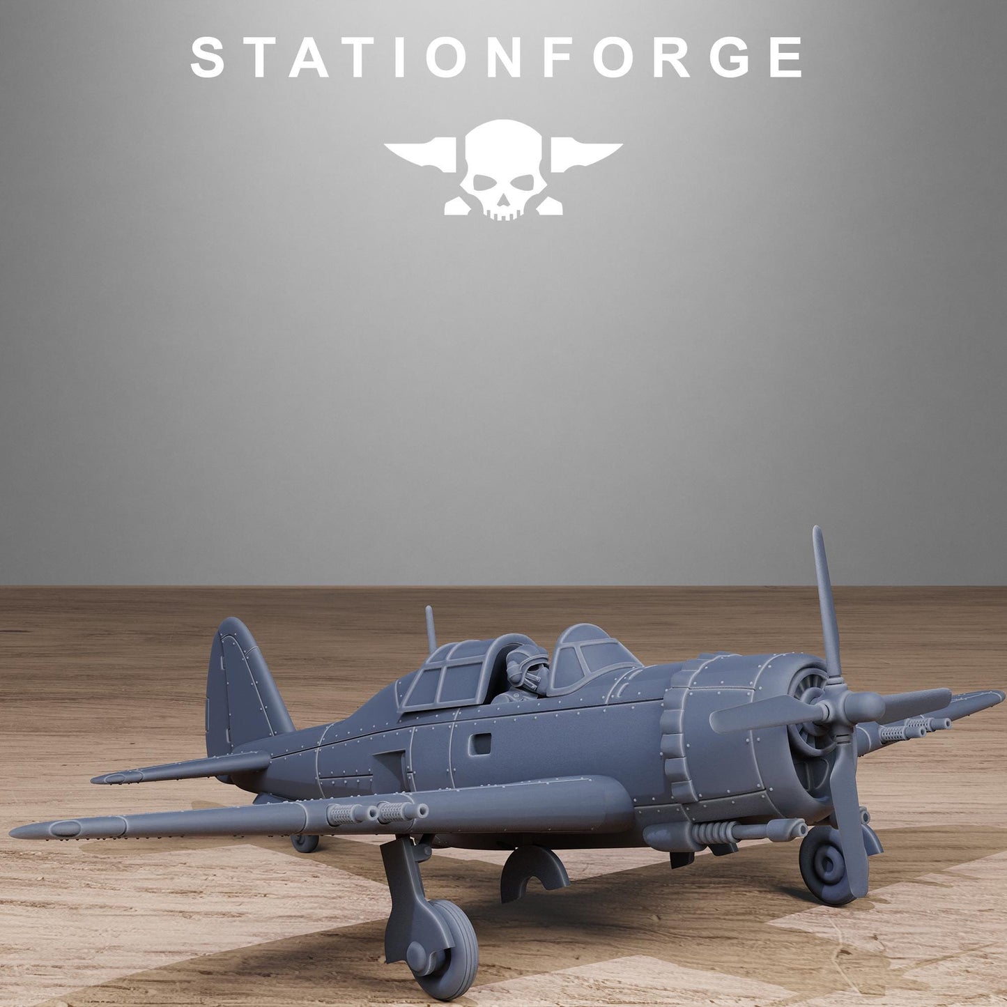 FreeGuard Thunderbolt Plane (sculpted by Stationforge)