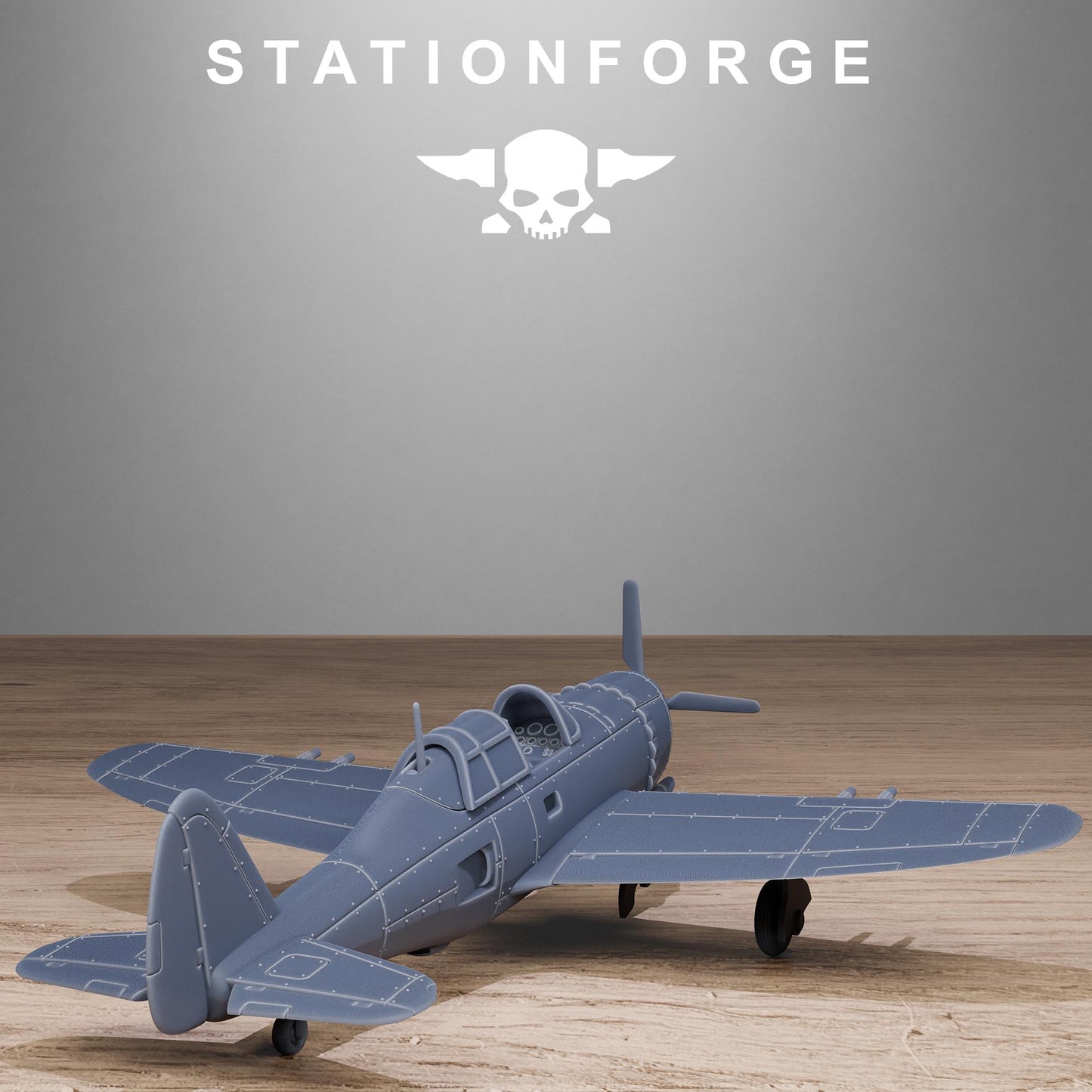 FreeGuard Thunderbolt Plane (sculpted by Stationforge)