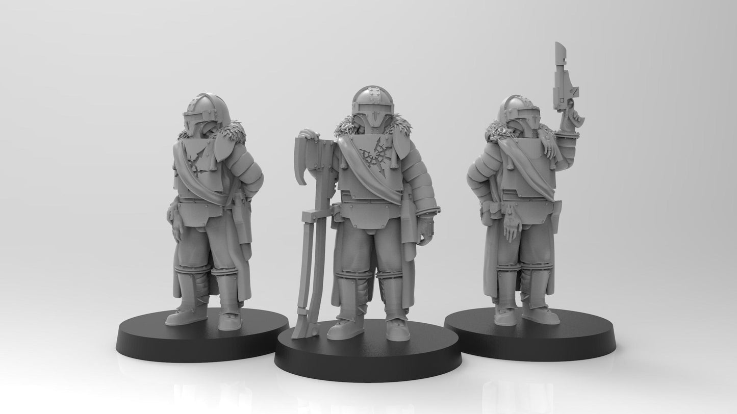 Lunar Auxilia Political Enforcers (sculpted by That Evil One)