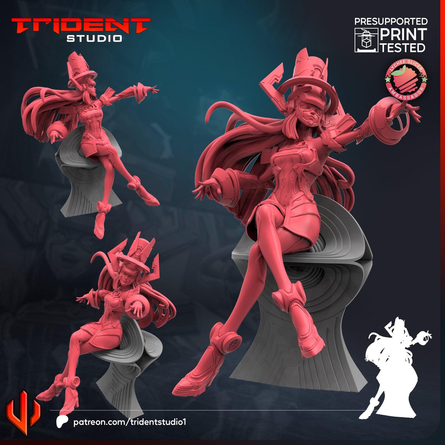 Galactica - Rivals (Fan art sculpted by Trident Studio) (Crisis Protocol Proxy/Alternative)
