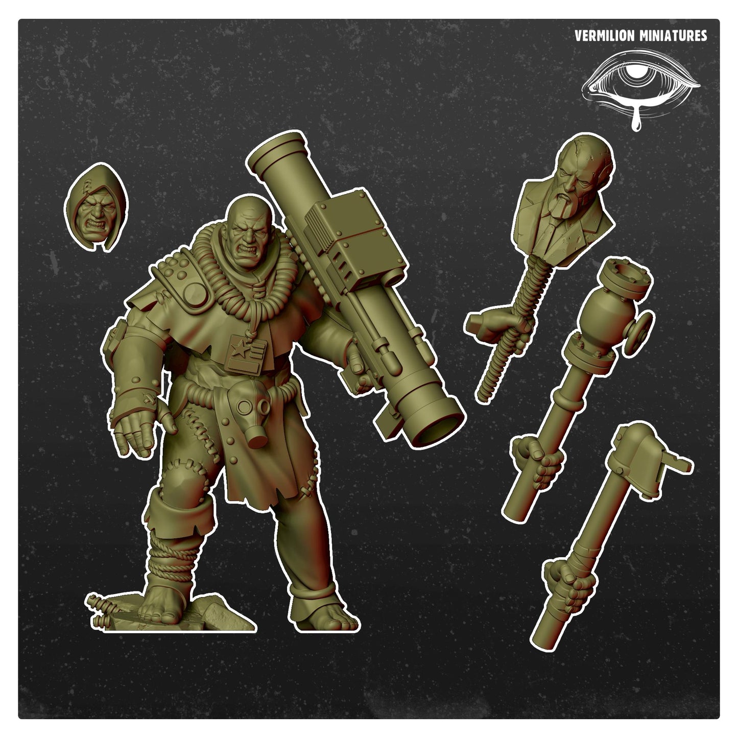 Gunner 2 - Overhumans (Sculpted by Vermillion Miniatures)