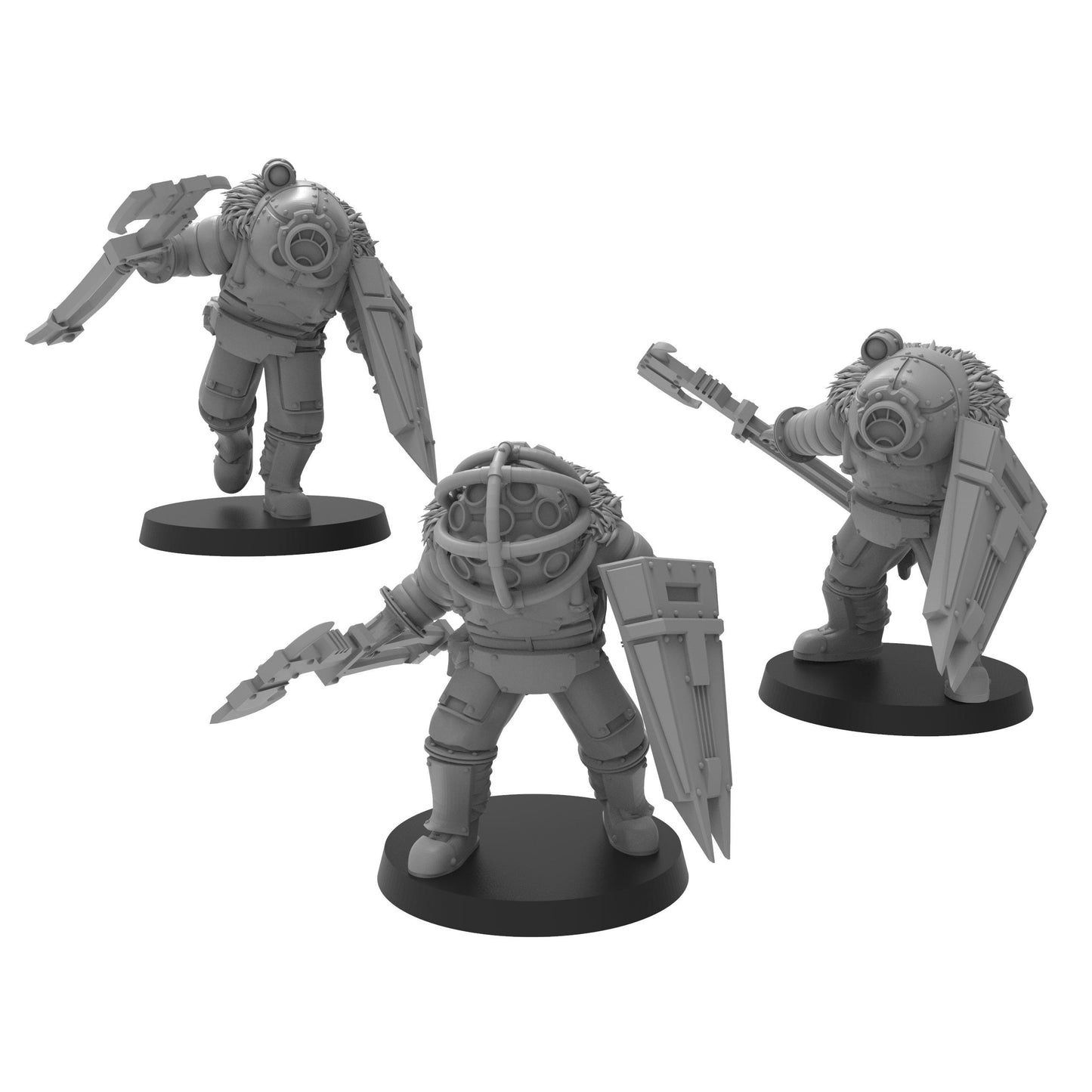 Lunar Auxilia Torrent Ogres (3) (sculpted by That Evil One)