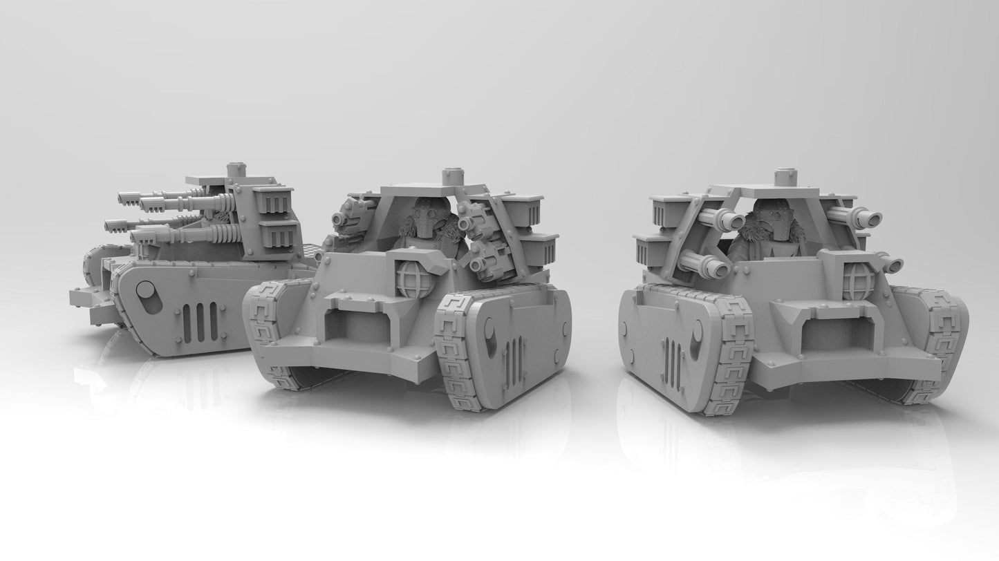Lunar Auxilia Quad Tankettes (3 ) (sculpted by That Evil One)