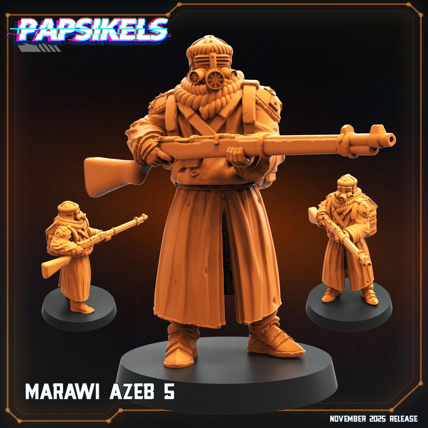 Marawi Azebs - set of 5 (sculpted by Papsikels)