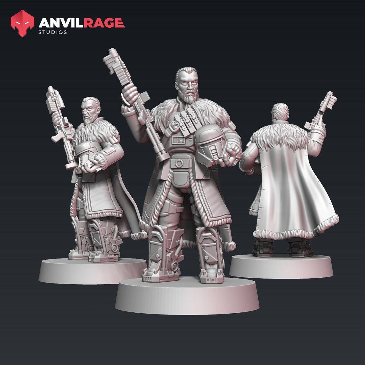 Long Range Trooper Captain (Sculpted by Anvilrage Studios)