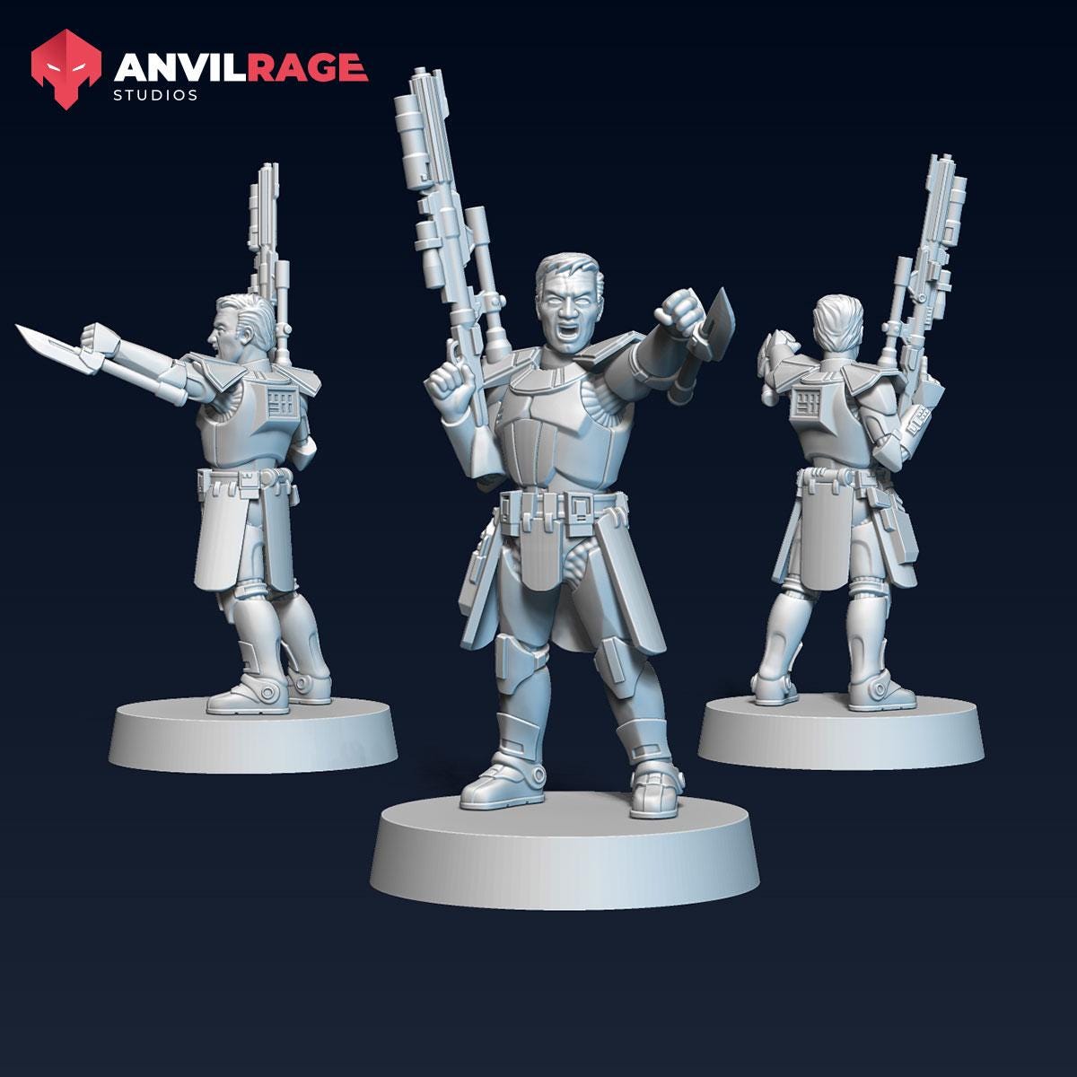 Replicators 2.0 Ranger Commander (Sculpted by Anvilrage Studios)