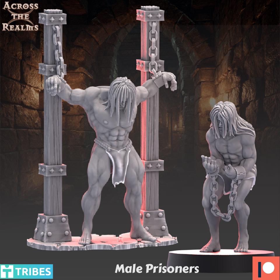 Male Prisoners (sculpted by Across the Realms)