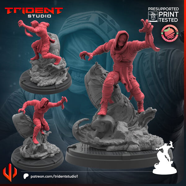 Living Mummy (Fan art sculpted by Trident Studio) (Crisis Protocol Proxy/Alternative)