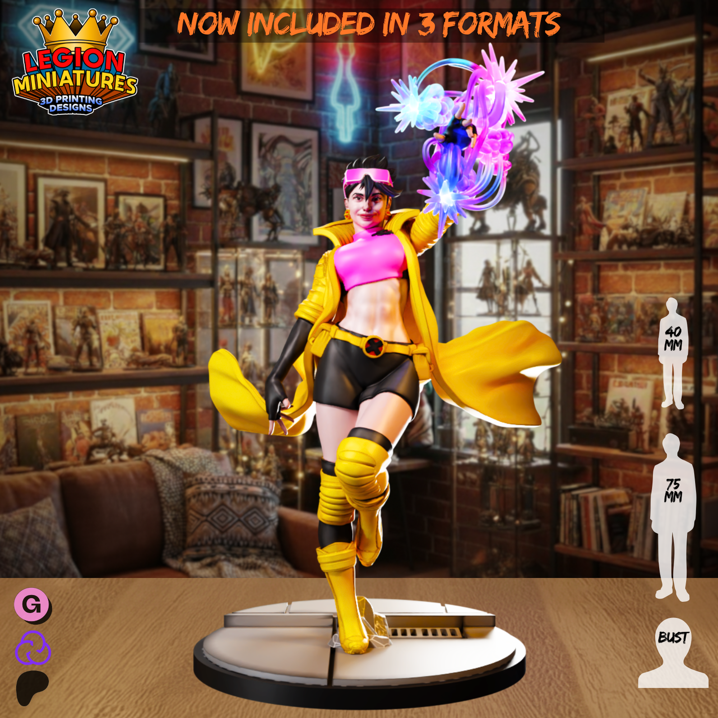 Jubilee (Sculpted by Legion Miniatures)