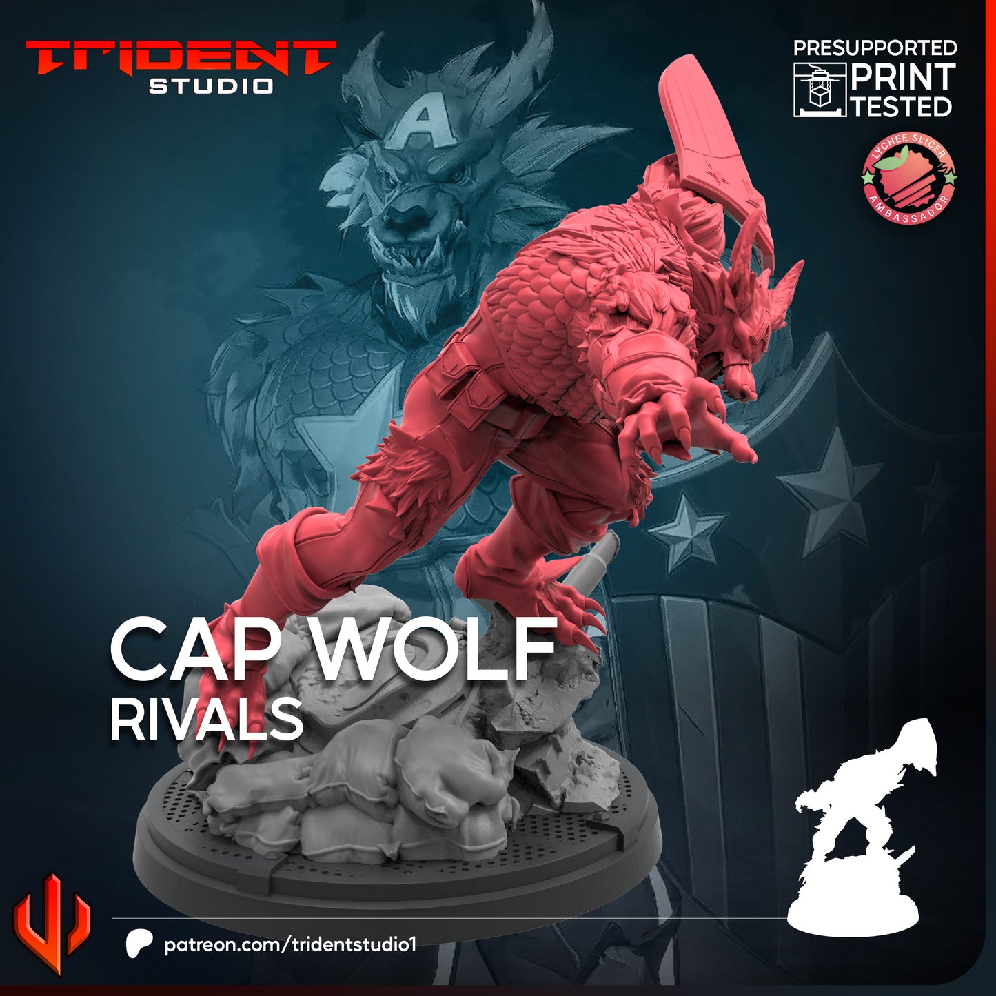 Cap Wolf - Rivals (Sculpted by Trident Miniatures)